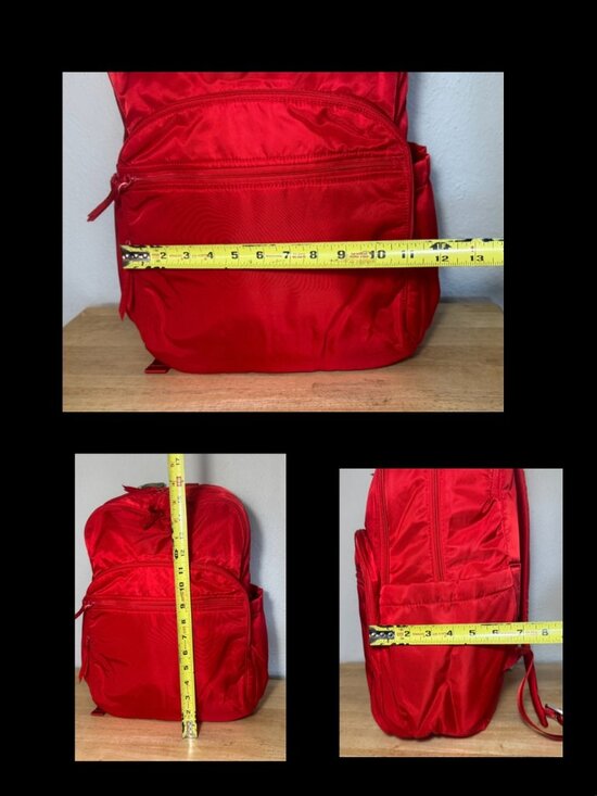 Vea Bradley Large Bancroft Backpack Nylon Goji Berry Red NWT main image 4